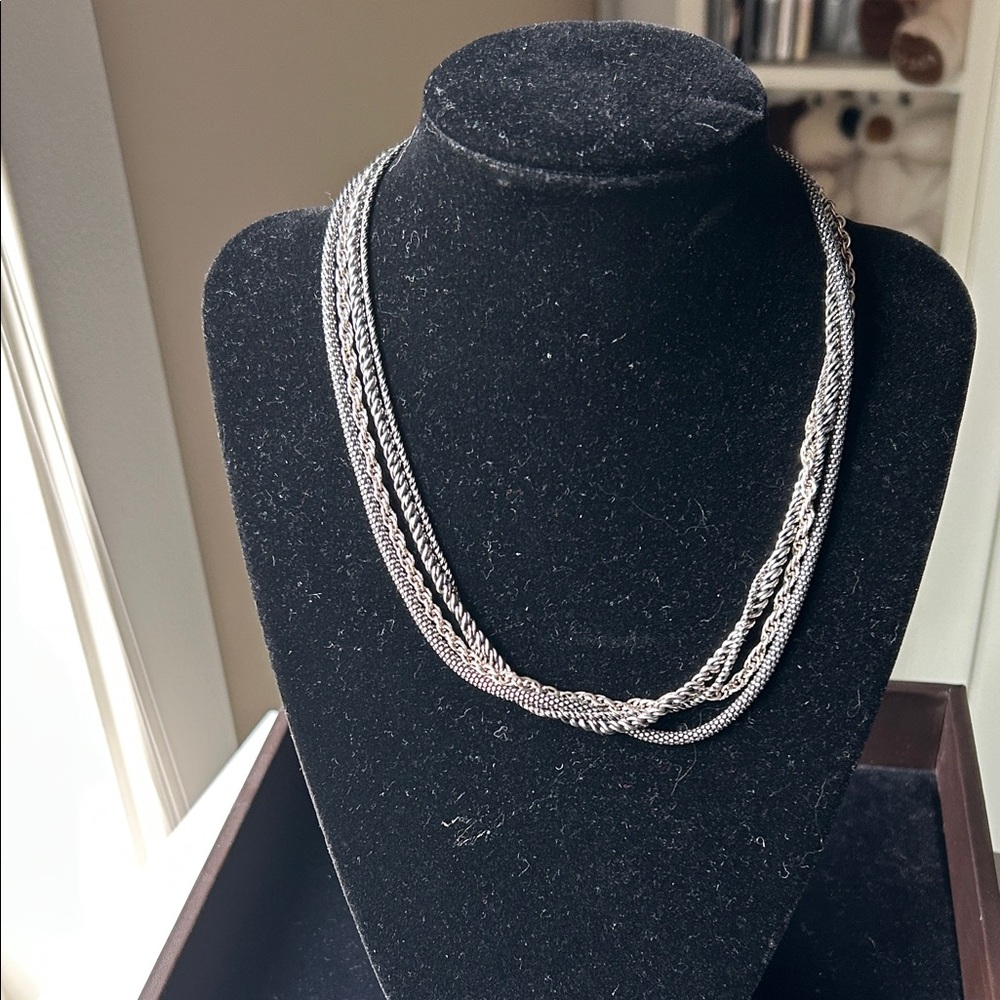 Silpada Silver Multi-Strand Necklace